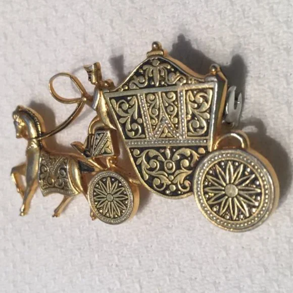 🌟HP🌟VTG Damascene Pin - Picture 3 of 6